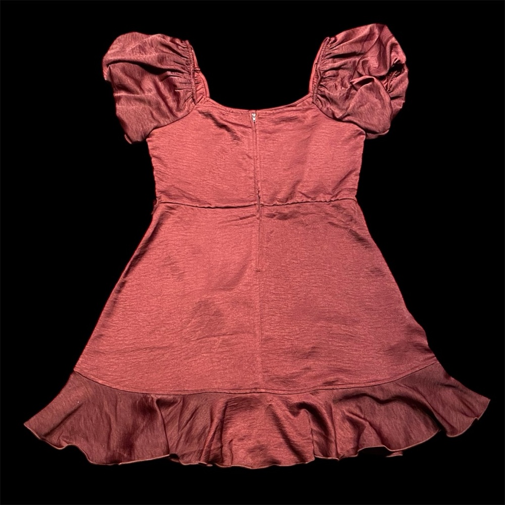 Burgundy Francesca’s Wrap dress - Picture 4 of 4